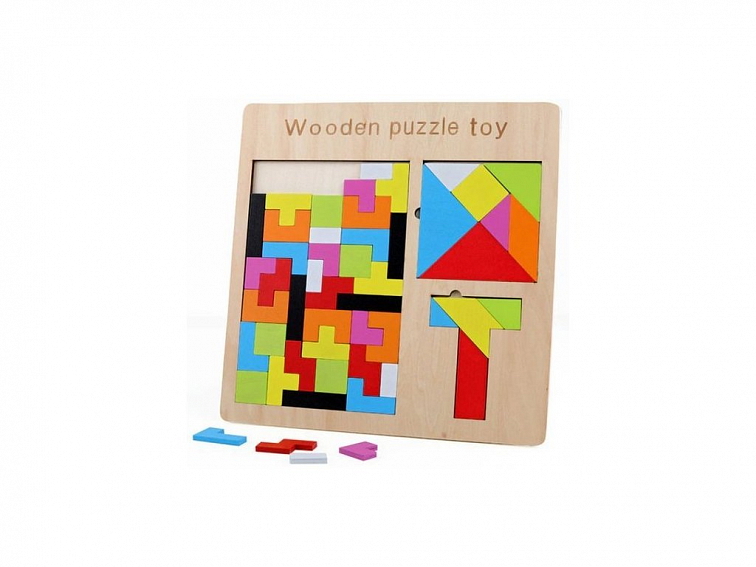 Dřevěná skládačka puzzle