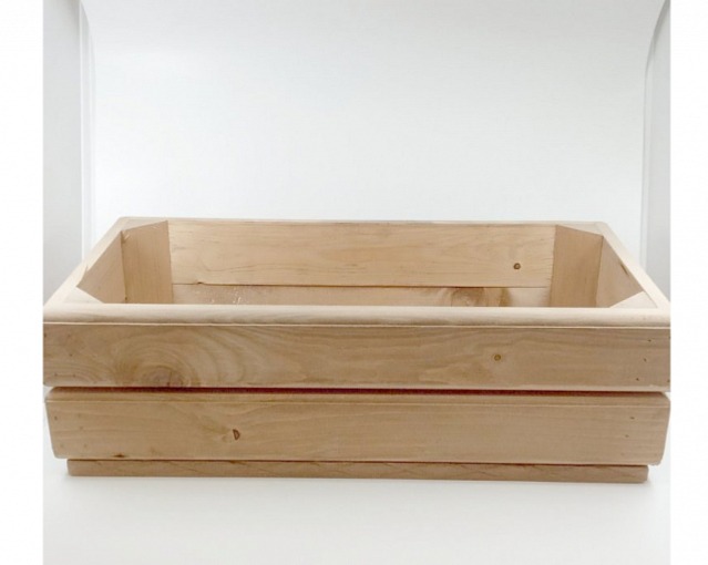 Dřevěný truhlík 50x24x15,5cm