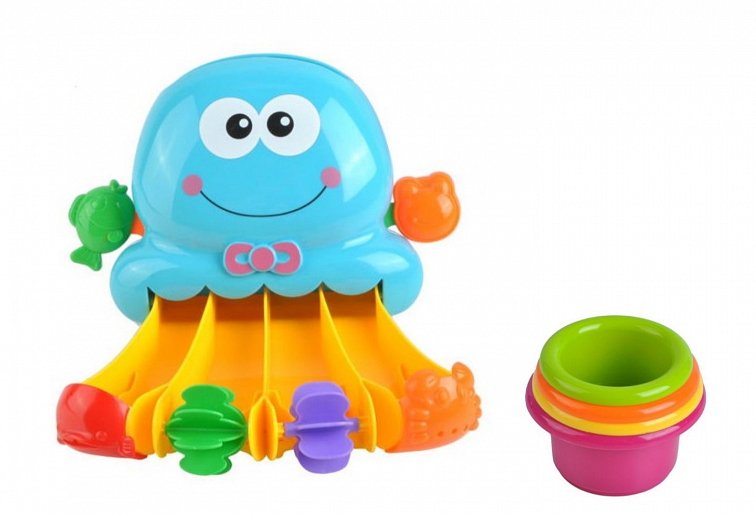 Chobotnice do vany s přísavkami - vodopád