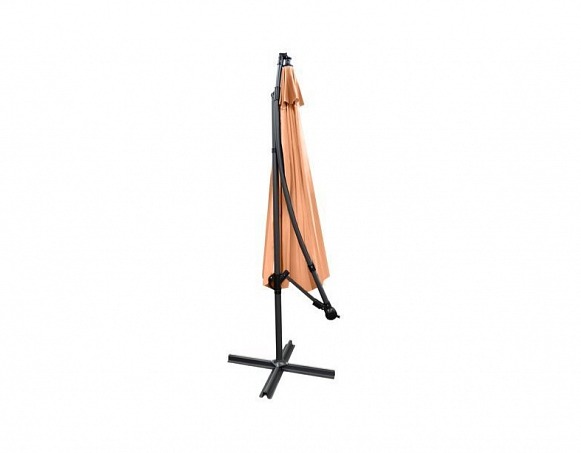 Slunečník 350 cm hnědý