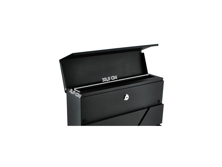 Schránka na dopisy antracit