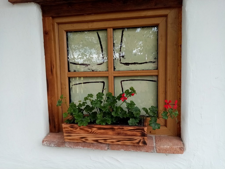 Dřevěný truhlík se samozavlažovací vložkou