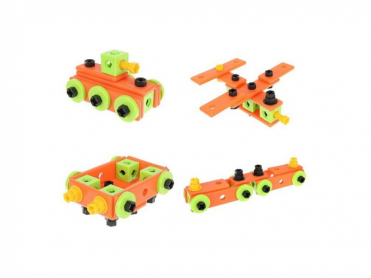 Dětská konstrukční stavebnice 82 dílků