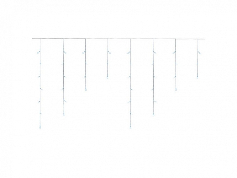 Vánoční světelný závěs 22.65 m, 300 LED, 2.4W studená bílá