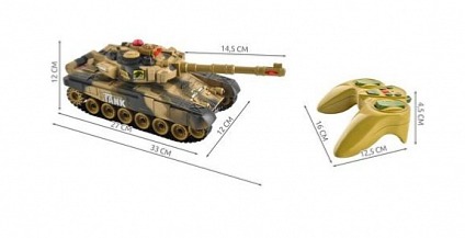 Tank 2 ks na dálkové ovládání