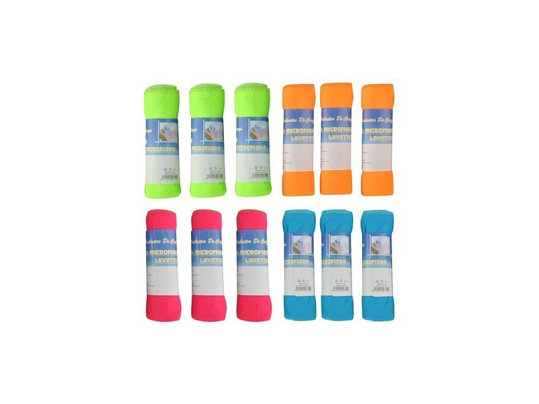 Sada hadříků z mikrovlákna 12 ks