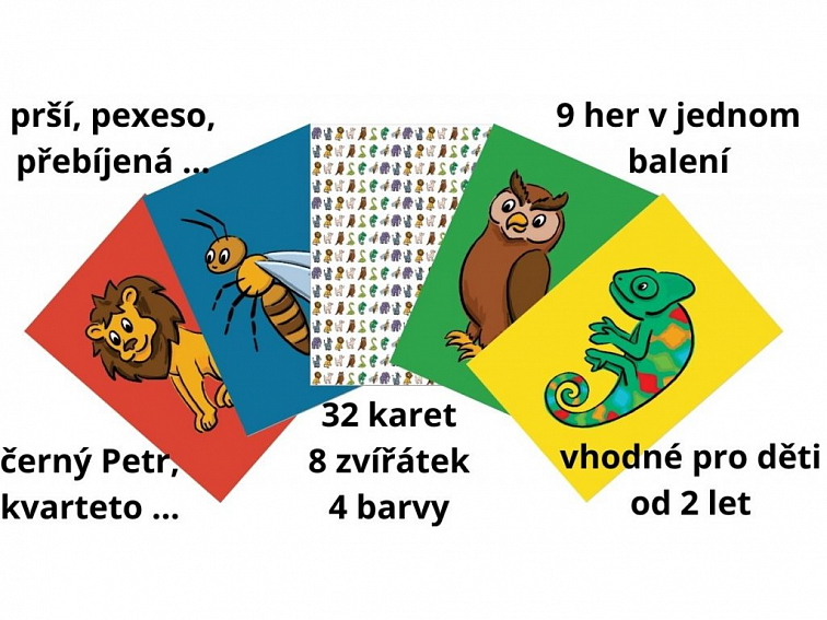 Dětské hrací karty - 32 karet