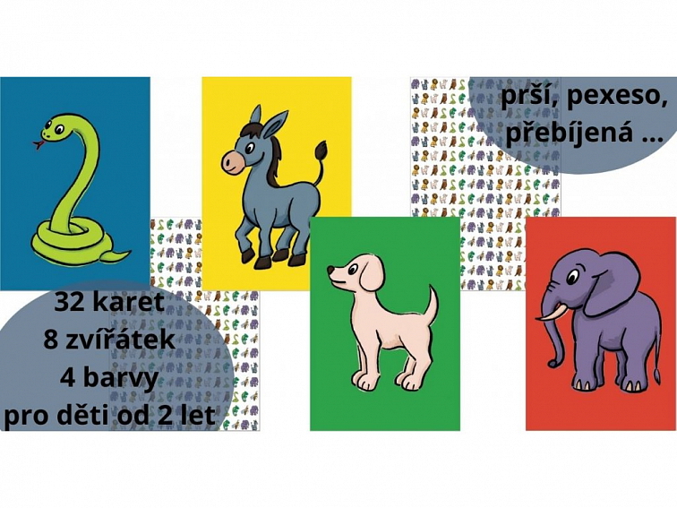 Dětské hrací karty - 32 karet