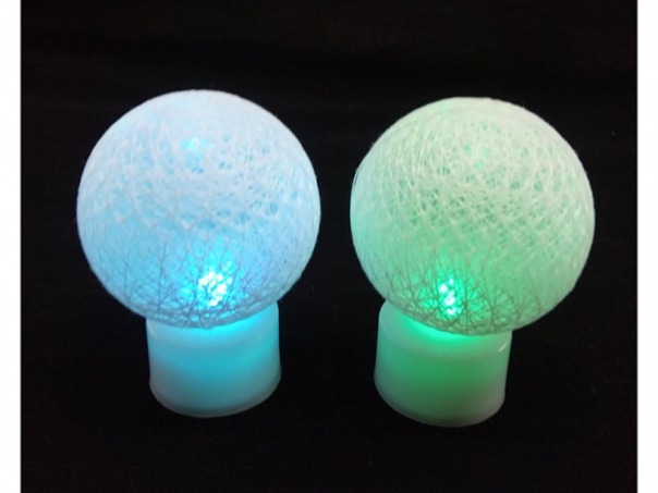 LED lampička 8x6 cm - bílá