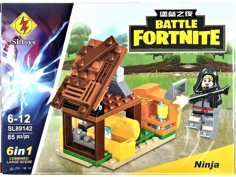 Stavebnice Battle Fortnite - 80+ dílků - Ninja