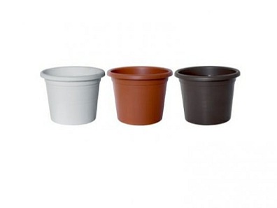 Květináč s podmiskou 12 cm - terakota