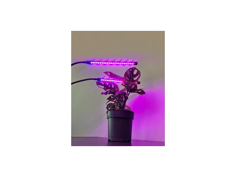 Vodotěsná lampa pro růst rostlin 2 panely + časovač + dálkové ovládání