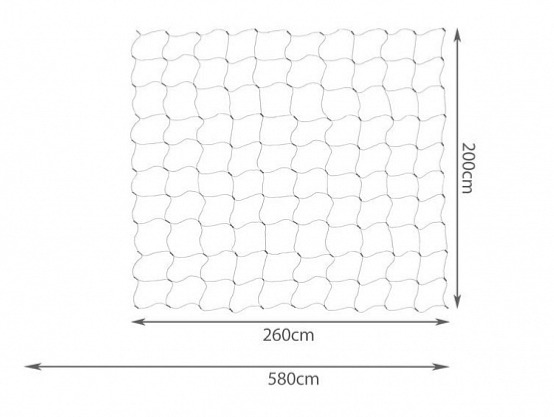 Vánoční LED světelná síť - 160 diod, 260x200 cm, mix barev
