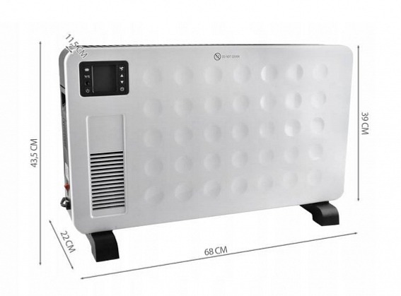 Konvektor na dálkové ovládání 2300W bílá