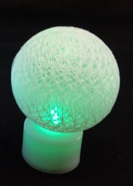 LED lampička 8x6 cm - zelená