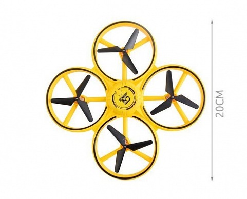 Dron Tracker LED - ovládání rukou