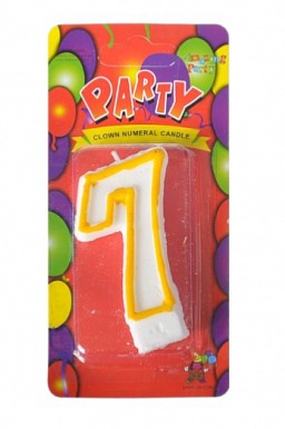 Narozeninová svíčka číslo "7"