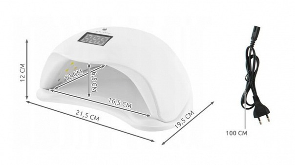 UV Lampa na nehty 48 W + 10 klipů
