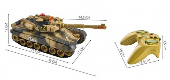 Vojenský tank na dálkové ovládání