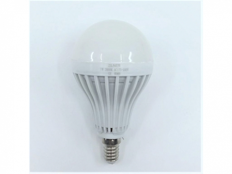 Zilner LED Žárovka E14/7W/90-265V teplá bílá