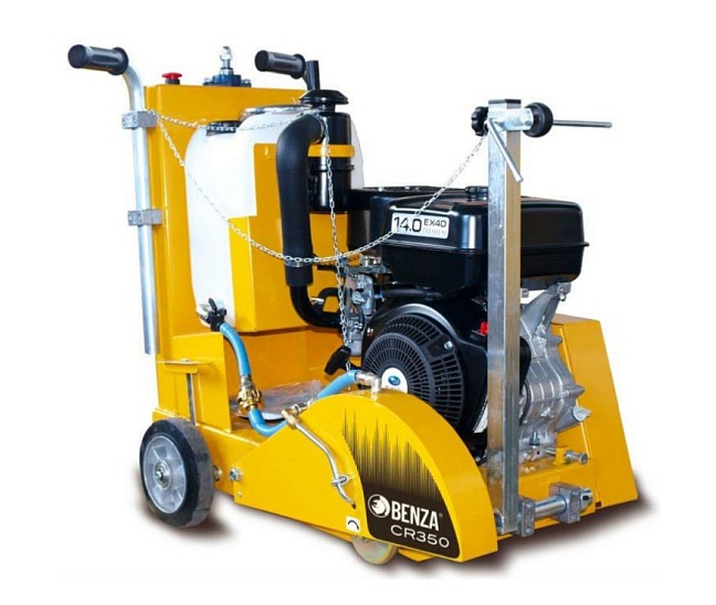 Řezačka spár asfalt BENZA CR350, kotouč 350 mm