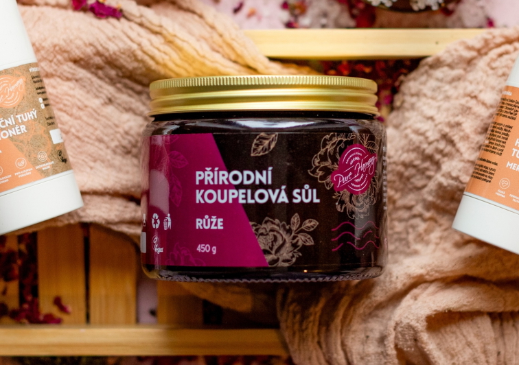 Přírodní sůl do koupele Heřmánek