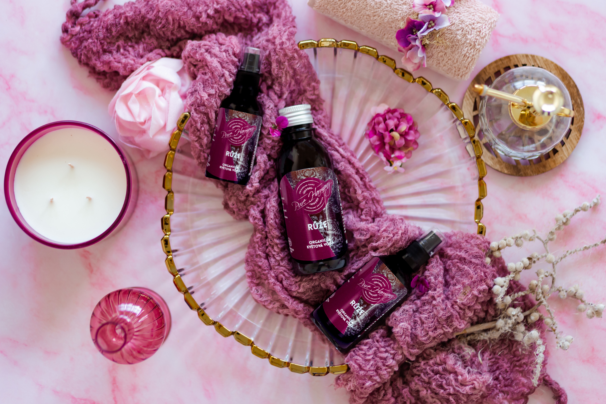 Růžová voda BIO