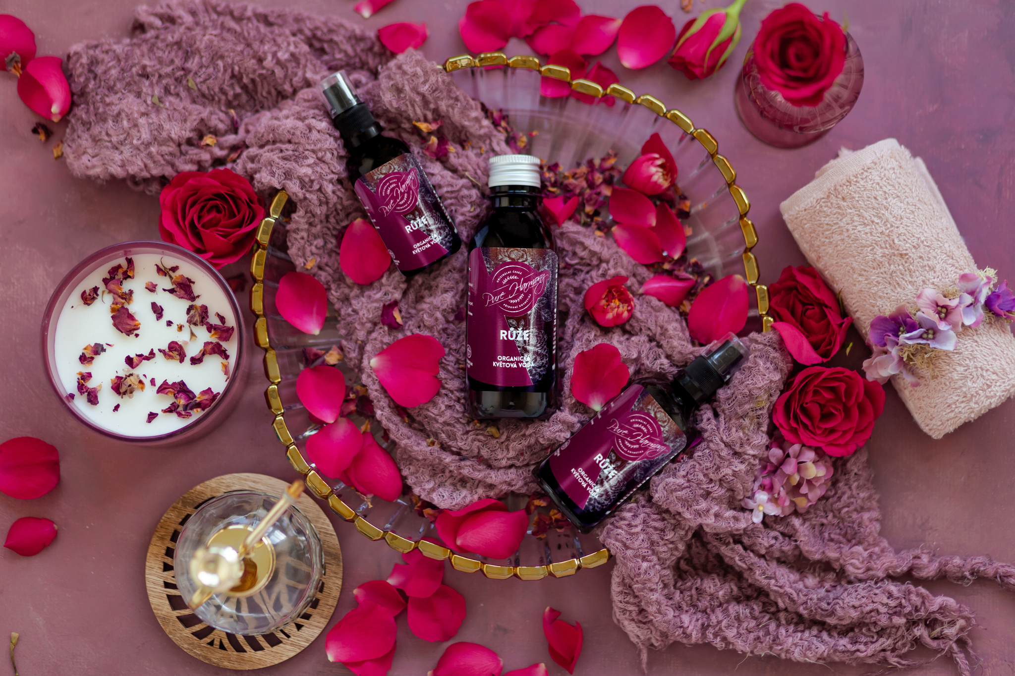 Dárková sada Organických květových vod