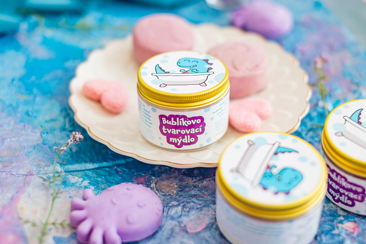 Bublíkovy barevné krystaly do koupele s probiotiky