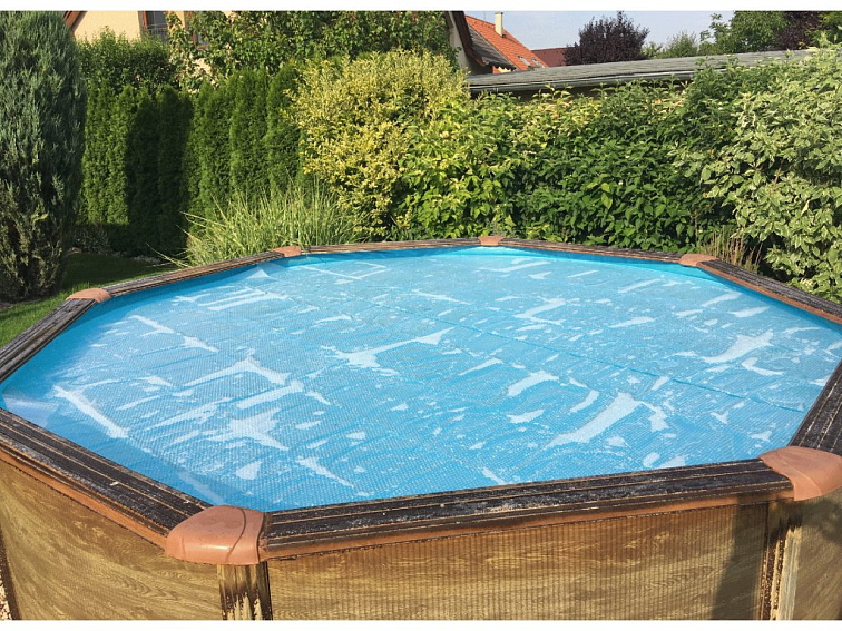 Solární plachta kruh 3,6 m půlený