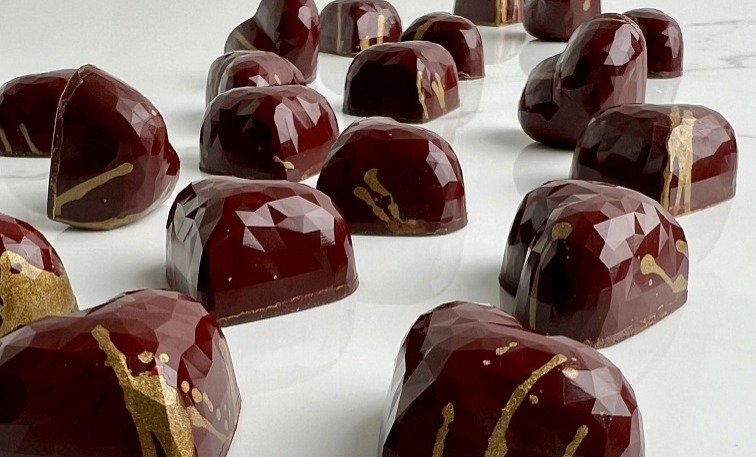 Kolekce 4 diamantových srdíček