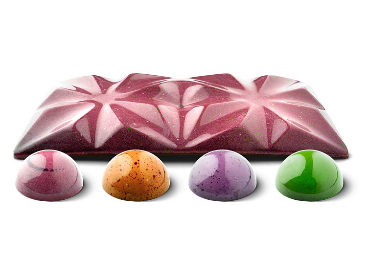 Hořká kolekce tabulky s pralinkami