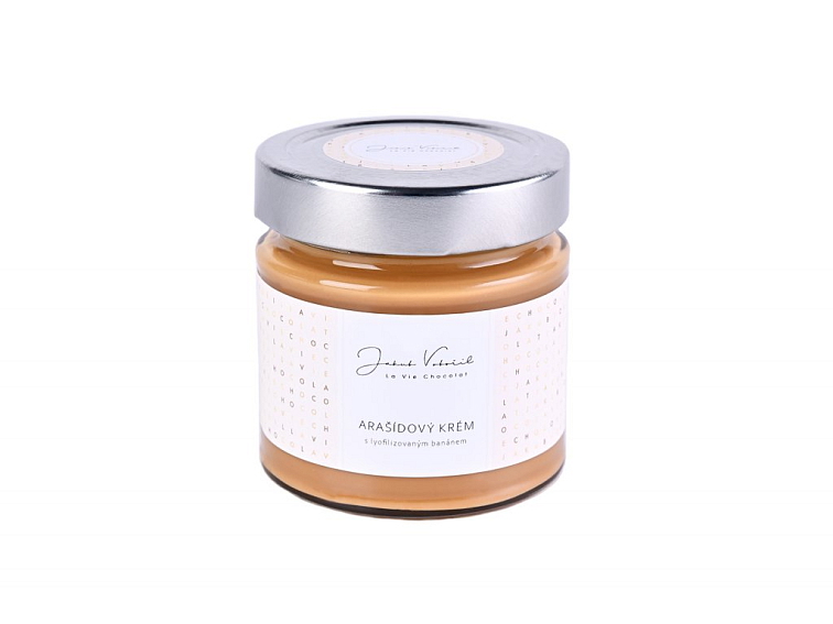 Arašídový krém s lyofilizovaným banánem