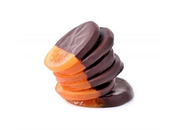 Kandovaný pomeranč v hořké čokoládě