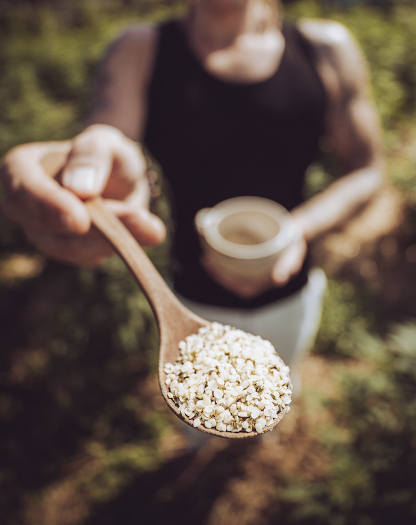 Konopná semínka loupaná