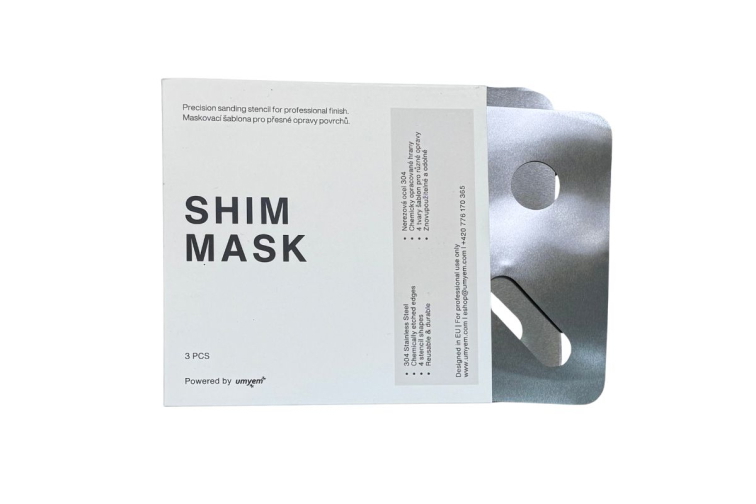 SHIM-MASK – šablona pro lokální opravy laku