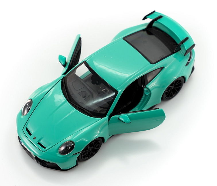 Bburago Porsche 911 GT3 mint green 1:24 - model