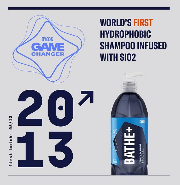 Gyeon Q2M Bathe+ autošampon s křemičitým sealantem