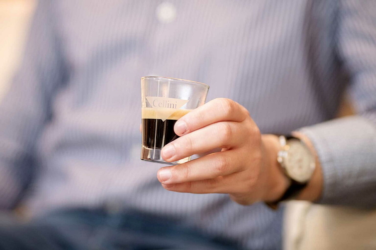 Cellini Espresso sklenička