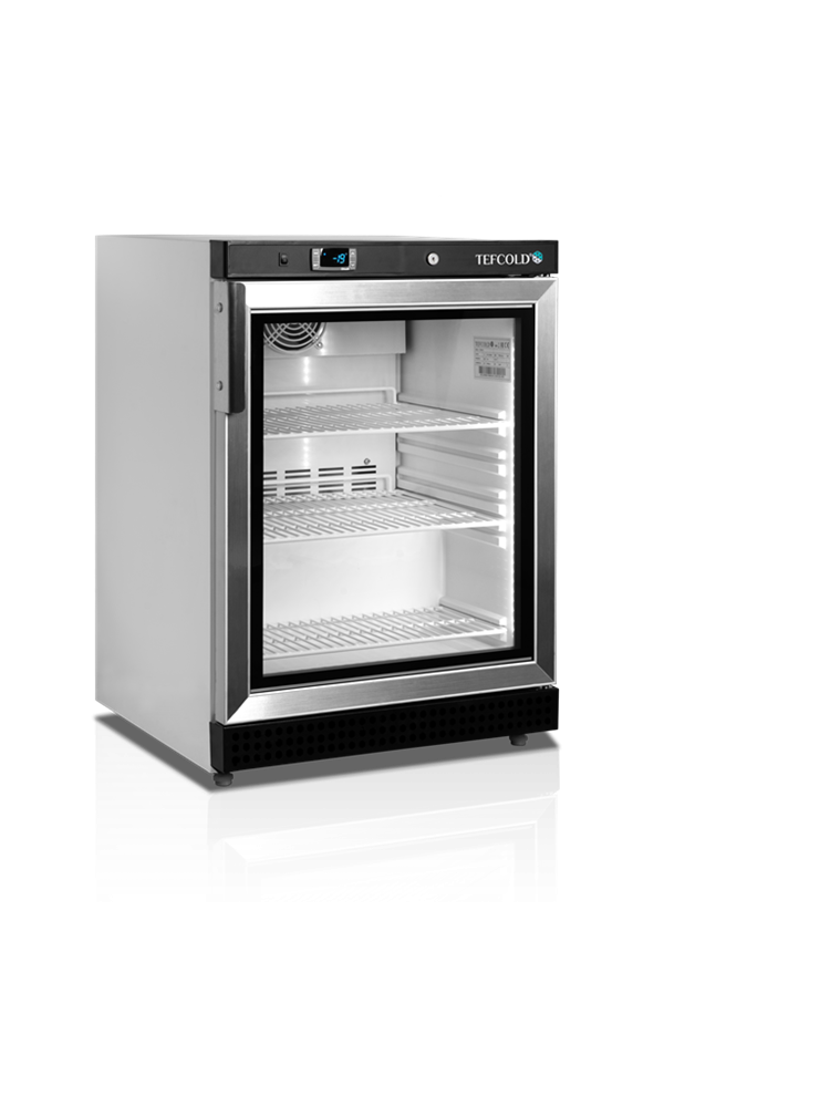 TEFCOLD UF 200 VG Mrazicí skříň prosklené dveře, bílá