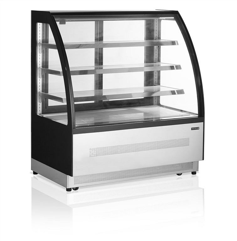 TEFCOLD LPD 1200 C Black Chladicí vitrína cukrářská černá