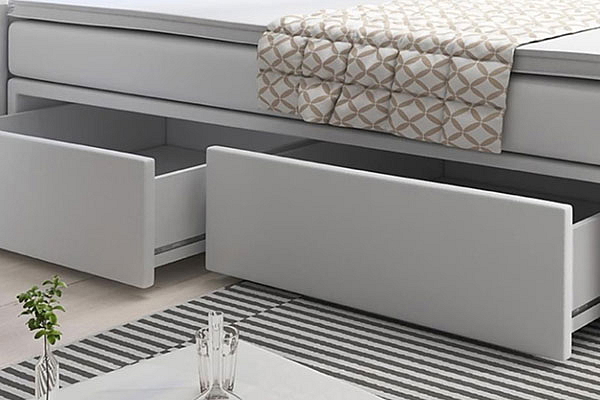 Boxspring postel SOGNARE s úložným prostorem