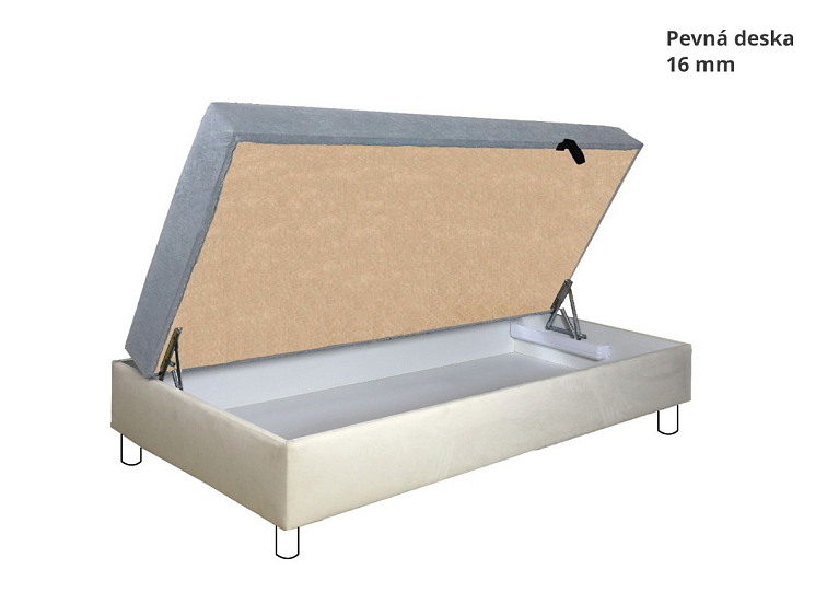 Válenda KLASIK s úložným prostorem, matrace a rošt v ceně, 80×200 cm