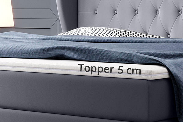 Designová boxspring postel ANGEL bez úložného prostoru