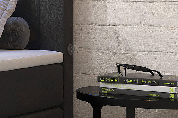 Boxspring postel REPOS s úložným prostorem, LED a USB