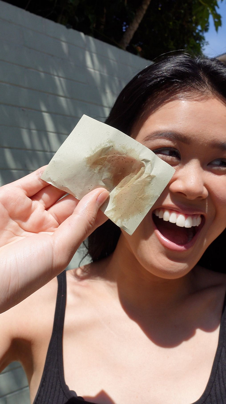 ERE PEREZ Matující papírky green tea oil 50 ks