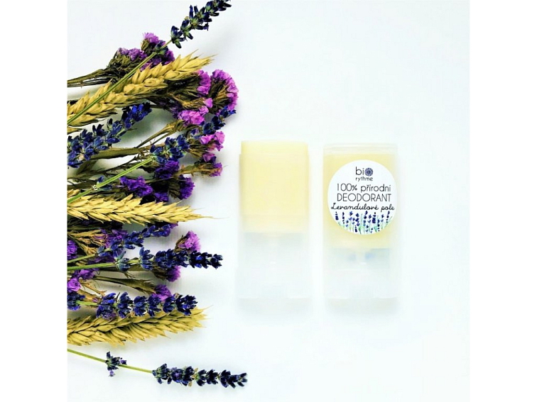 BIORYTHME 100% přírodní tuhý deodorant Levandulové pole