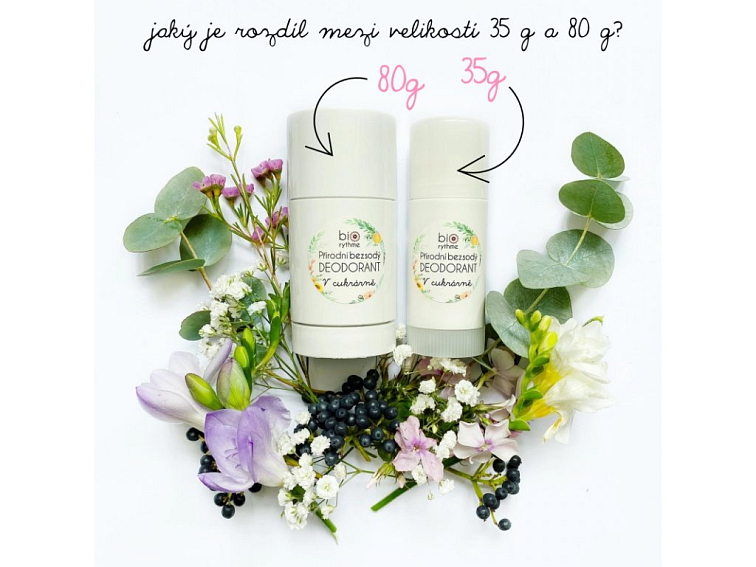 BIORYTHME 100% přírodní BEZSODÝ tuhý deodorant V lese najde(š) se 35 g