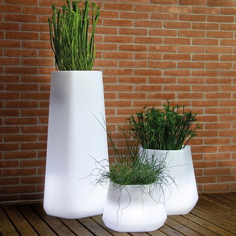 Svítící LED květináč MAGNOLIA