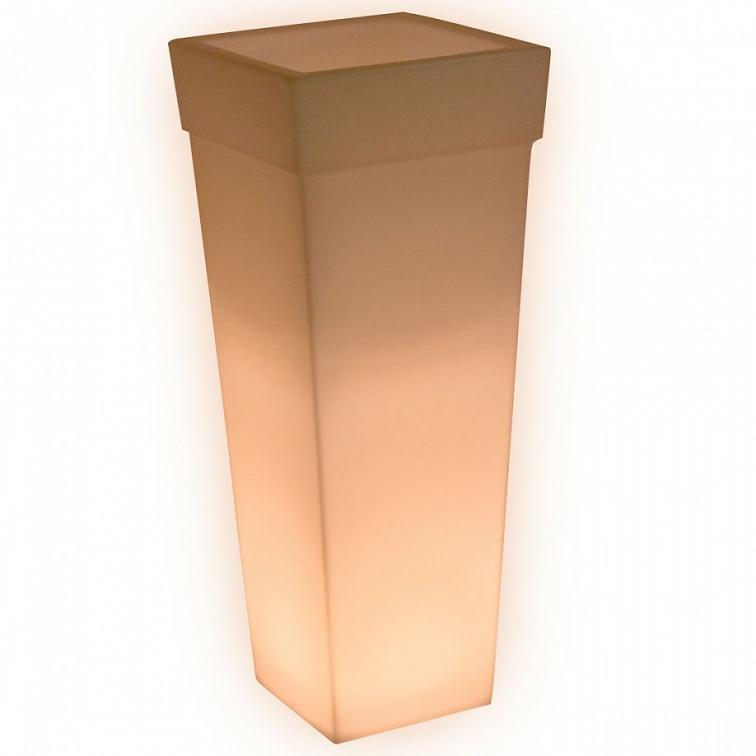 Svítící LED květináč OAK